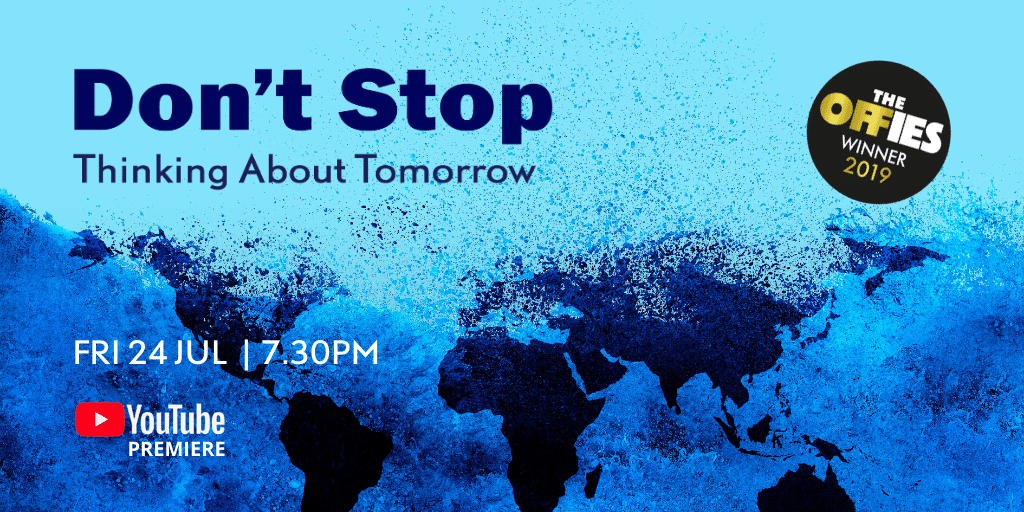 CHICKENSHED_UK's tweet photo. DON'T STOP THINKING ABOUT TOMORROW is a powerful musical addressing the issues of man-made climate change. Combining theatre, music & dance to forge a thought-provoking & fascinating piece. Fri 24 Jul at 7.30pm, YouTube (/ChickenshedTheatreOnline).
#CSDontStop #VirtualChickenshed https://t.co/EjqtfBFZp0