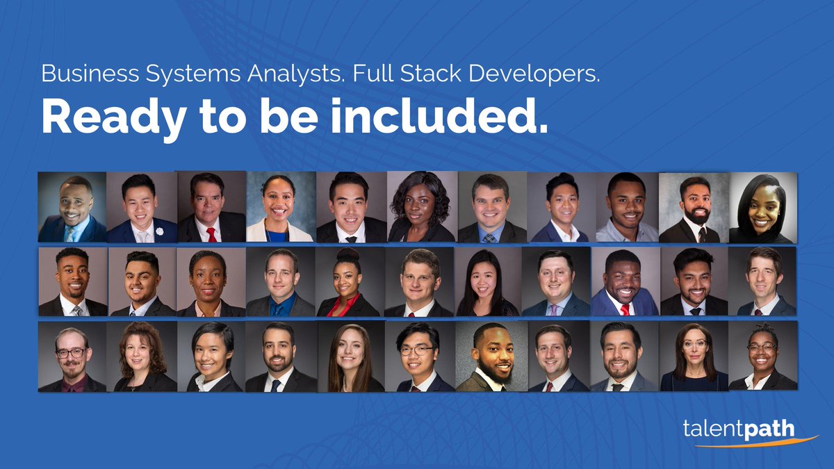 GenTalentPath's tweet photo. Diversify your workforce with work-ready talent.
#businessanalyst #fullstackdeveloper #hiretoday #workready #talentpath #genuent #enrichinglives #connectingtalent https://t.co/iC4FoIfWGi