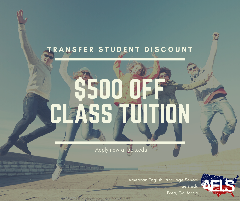 aelsedu's tweet photo. During these uncertain times, we still hold online classes. We want to help students by offering a $500 tuition discount for transferring to AELS. Save money and enroll at AELS today!
#learnenglish #learnESL #ESLschool #englishlanguageschool #ESLdiscounts #ESLschooldiscounts https://t.co/nB7dVdoIlB