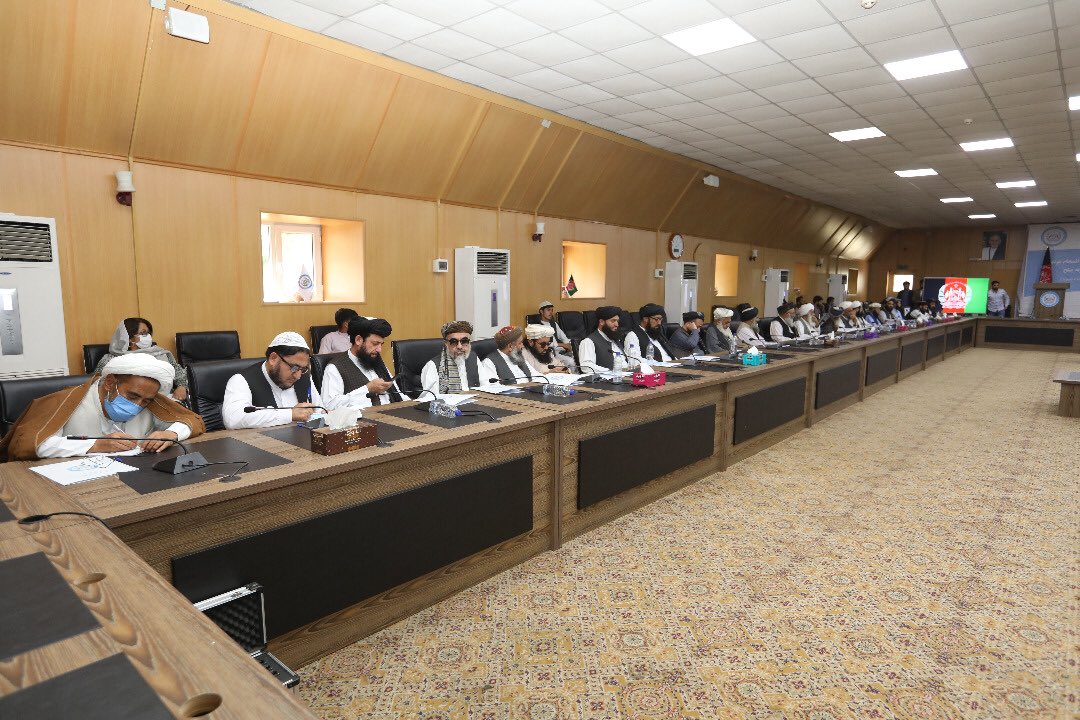 ASalamRahimy's tweet photo. Religious scholars' call for peace strengthens our determination towards this cause. Distinguished scholars shared their profound views today as a part of our continued engagement. @SMP_Af continues to use the advice of religious scholars because peace is an Islamic prerogative. https://t.co/MCEOafz9Bc