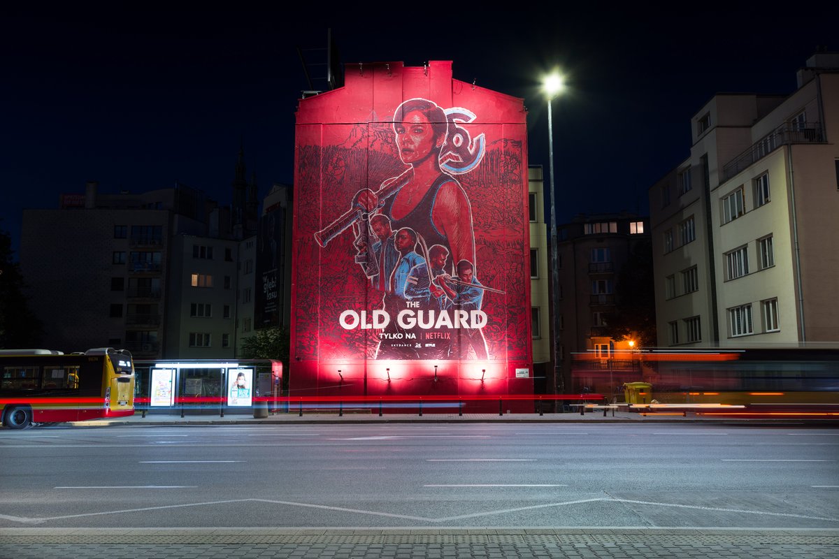 BartoszKosowski's tweet photo. Few more pics of my @oldguardmovie
murals. This one here is located in Warsaw and it’s background was inspired by the old woodcut depicting the Battle of Grunwald also known as the Battle of Žalgiris Photos by Michał Dziurkowski for #GoodlookingStudio #theoldguardart #theoldguard https://t.co/iwPQiLiWdd