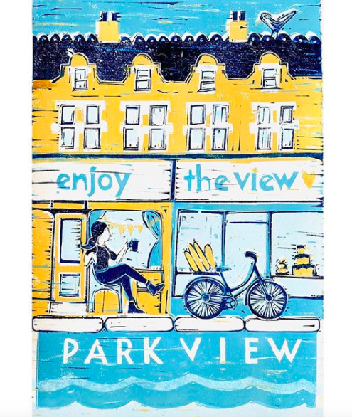 CreativeCrowdNE's tweet photo. Michelle is a printmaker based in #WhitleyBay who runs social enterprise @seaternprint 🌿 Their shop is now OPEN! Take a peak at her wonderful #printwork available on items including tea towels and cards  ➡️ https://t.co/bktS7ZYXAN #NorthEast https://t.co/FfCMSD6EG5