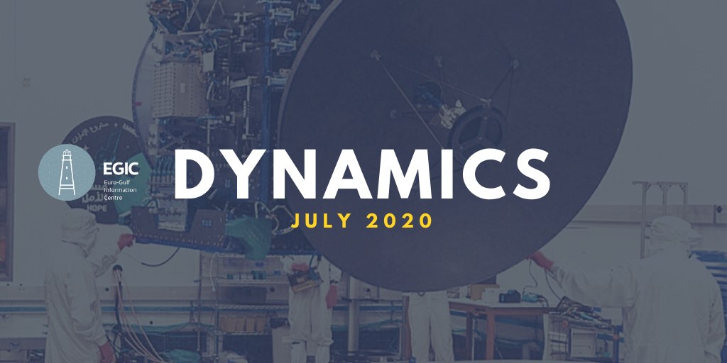 EGIC_'s tweet photo. July #DYNAMICS is out! 🗞️Read about the recent developments in the #Gulf: the murder of #alHashimi, the #UAE Space Mission, the situation in #Libya, #France leaving Operation Sea Guardian and the proposed purchase of #NewcastleUnited by the #Saudis.
🔗https://t.co/0A0GrSy8Qx https://t.co/E1MQed55or