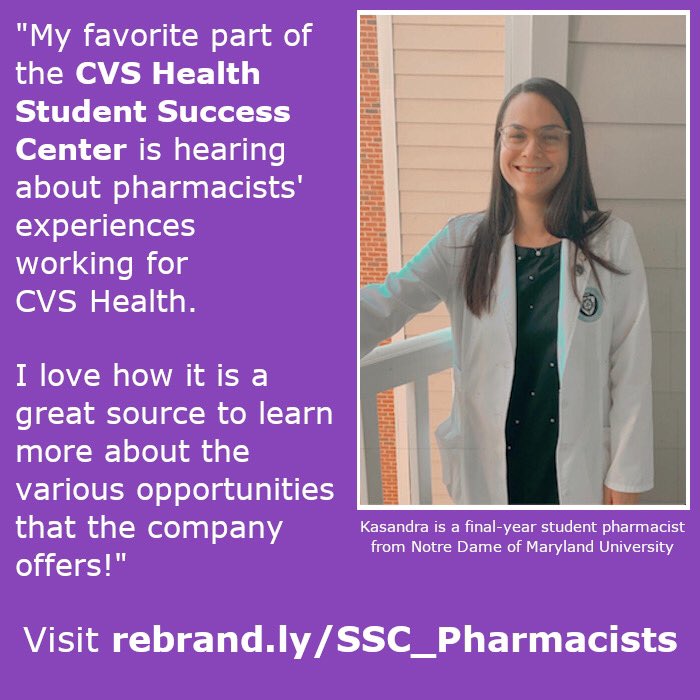 kvmadden's tweet photo. Curious about what life is like as a #CVSHealth Pharmacist? Click the link below to hear from the people who know! 🥼💊❤️

Visit https://t.co/cjXrJZZIMW

#TeamCVS #ExperientialLearning #PharmacyStudent #Pharmacist #HomeInfusion #LongTermCare #SpecialtyPharmacy #CommunityPharmacy https://t.co/bIuSxgvlaI