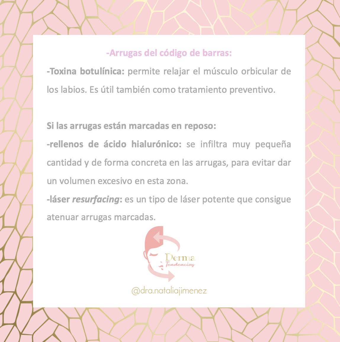 dra_njimenez's tweet photo. 👄LABIOS 360: mi nueva entrada en el Blog Derma Tendencias 👄
Os cuento todo sobre cuidado diario, protección solar y principales tratamientos médicos
https://t.co/GyD7MwmSFC
#dermatendencias #labios #acidohialuronico #rellenolabios #laser #botox #dranataliajimenez https://t.co/2Qw4Z25zm3