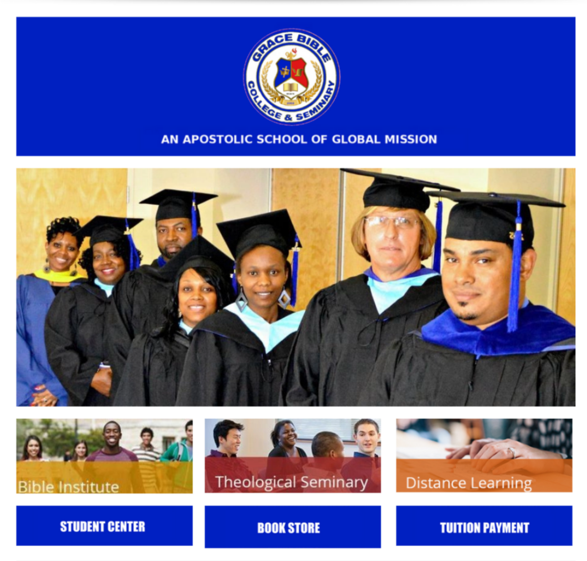 Enroll Today &amp; Take Your Faith to the Finish Line!

Grace  Bible College &amp; Seminary
"Where Vision Becomes Mission"
gbcs.education