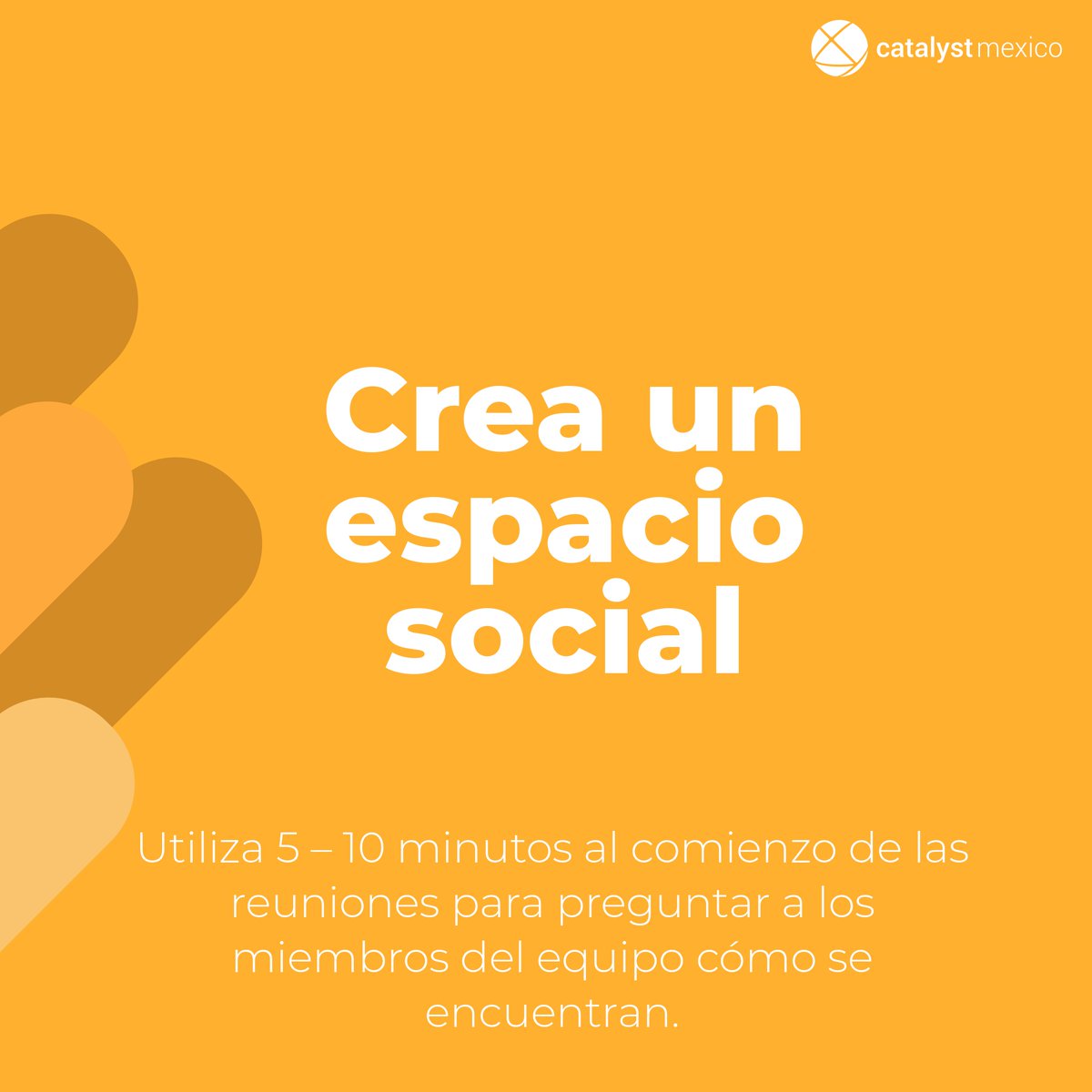 CatalystMX's tweet image. Estos 3 tips te ayudarán a impulsar la motivación de tu equipo mientras trabajan desde casa💻

Los team buildings son una eficaz herramienta para la construcción de equipos🏅

#teambuilding #teambuildingremoto #homeoffice #trabajoremoto #equiposremotos