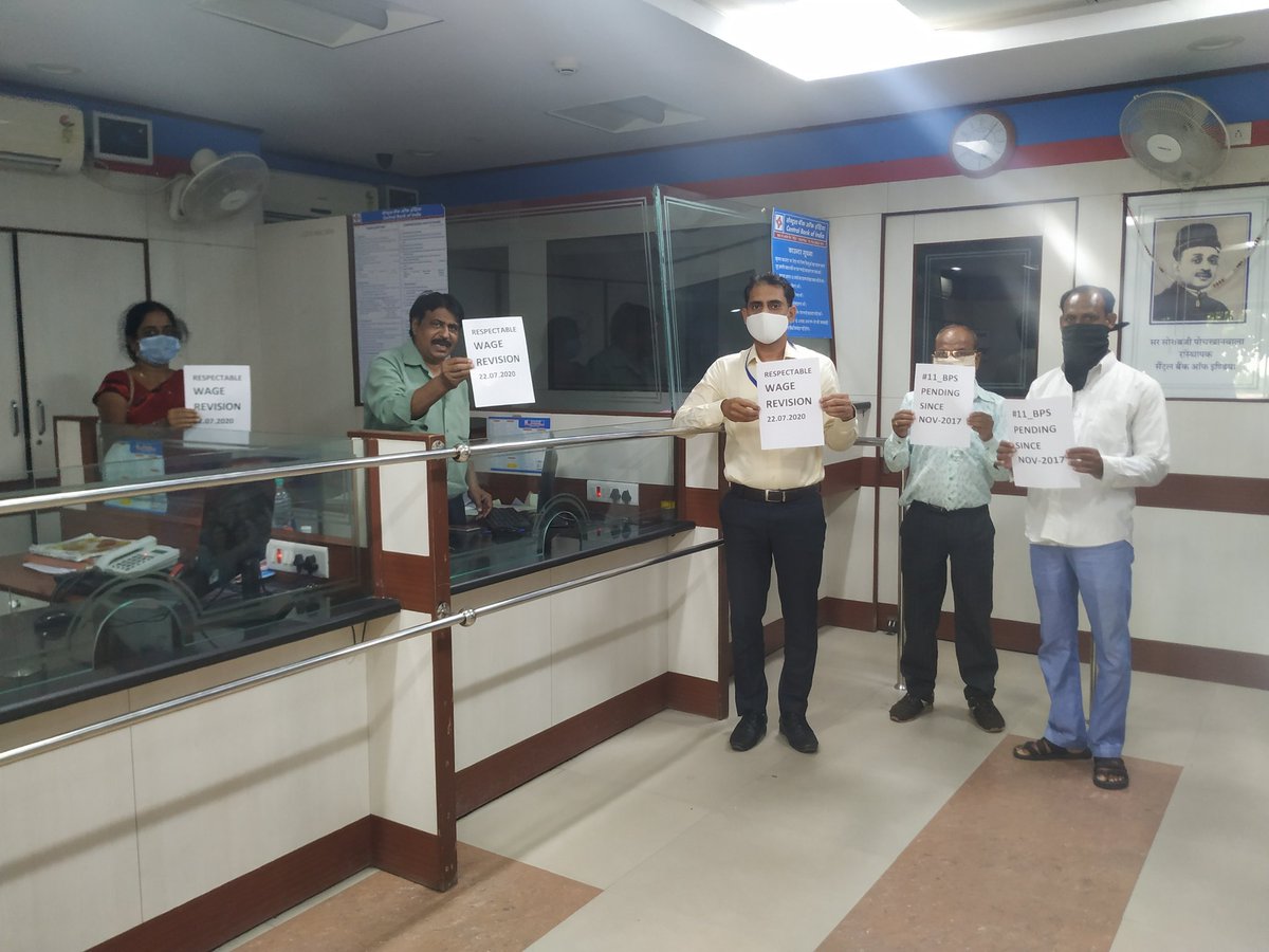 Hariom25145263's tweet photo. We need respectable wage revision.
Which is pending since november2017.
We impliment all kind of govt schems but when it comes to the wage settlement,why it is delay and why it is not satisfying the bankers?? https://t.co/36EZcnZEaj