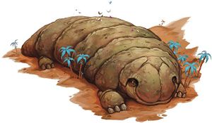 DungeonsAndDans's tweet photo. Following the Dark Sun monster from last week, here's another one. Just a big ol' lad. Careful not to get charged by it, or swallowed for that matter! #dnd5e #homebrew https://t.co/xx4hwffGXt