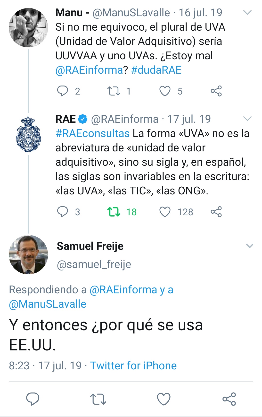 ¿Por qué se escribe EE. UU y no EU