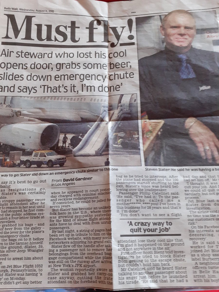 myweezeromance's tweet photo. Had to keep this article as well,this guyvwas my hero ! #crewlife #StevenSlater https://t.co/tbD32RvIaI
