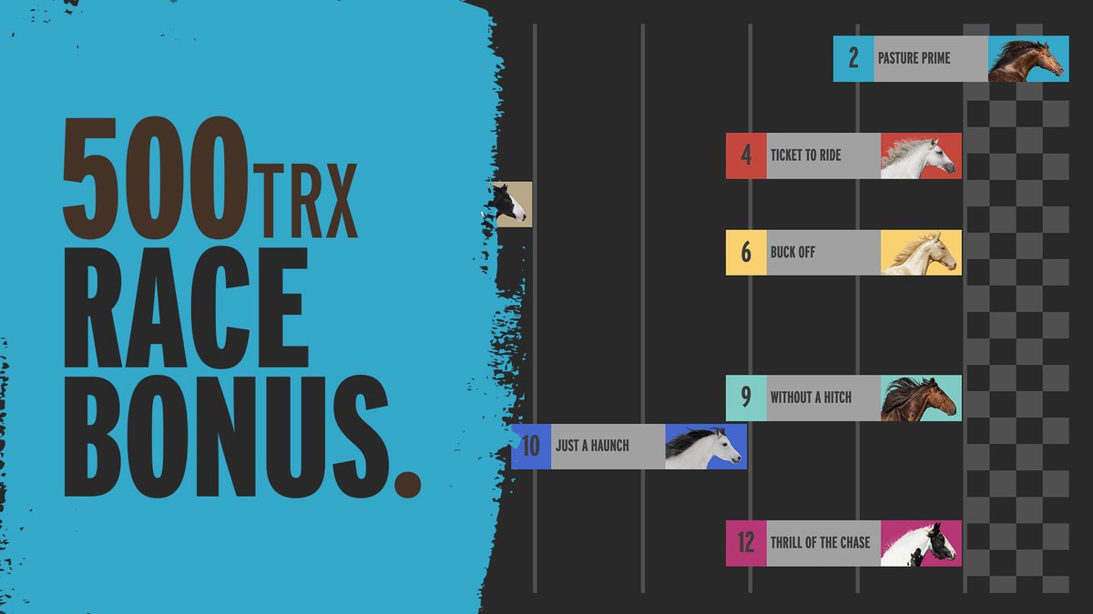 Cryptucky Derby 🐎 #TRX tweet media