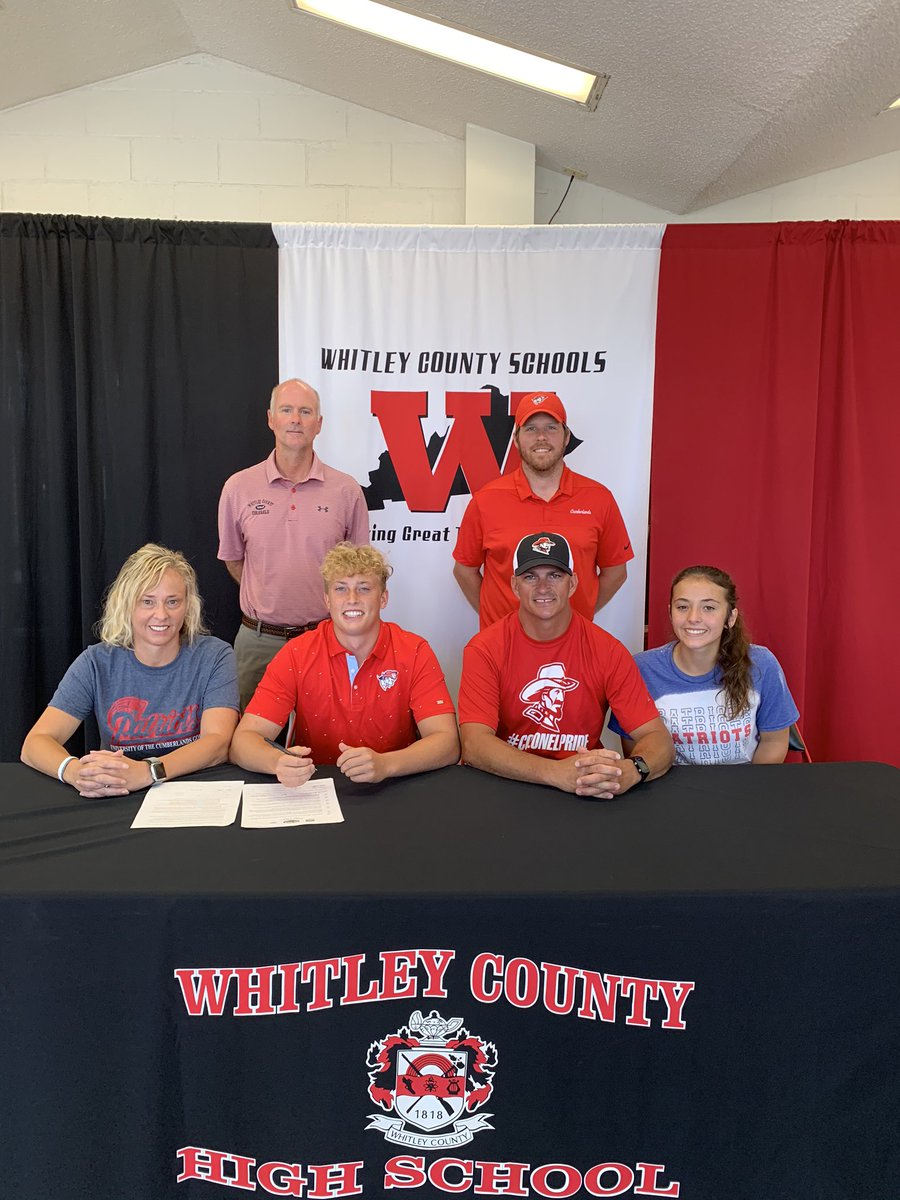 _Bryan_Stewart's tweet photo. Congratulations to Cole Brown on signing to play golf at the University of the Cumberlands! #ColonelPride https://t.co/cegABJc26s