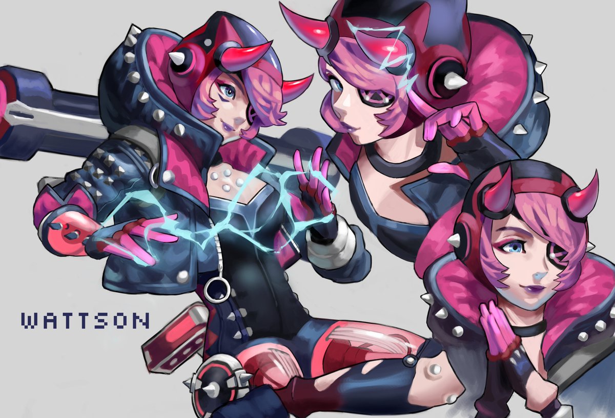 calilo_3124's tweet photo. Her name is Wattson because she uses "watts" of electricity. Get it? #ApexLegends https://t.co/hr2vTwv5s2