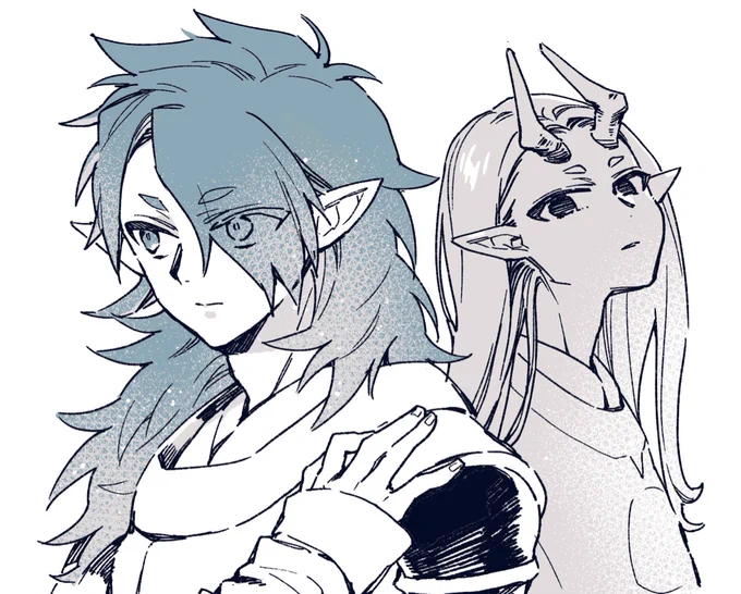 あんまり描いてないキャラを練習しようと思って描いたらくがきです 