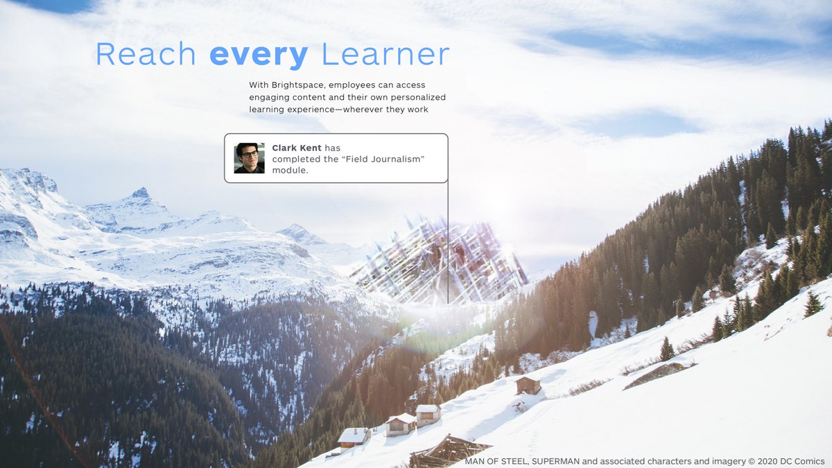 D2L's tweet photo. "Colleges and universities need to realize their new mission is to serve every learner with every need in every place." - @JohnBakerD2L #D2LFusion #FutureOfLearning #edtech https://t.co/x3SMUFurNa