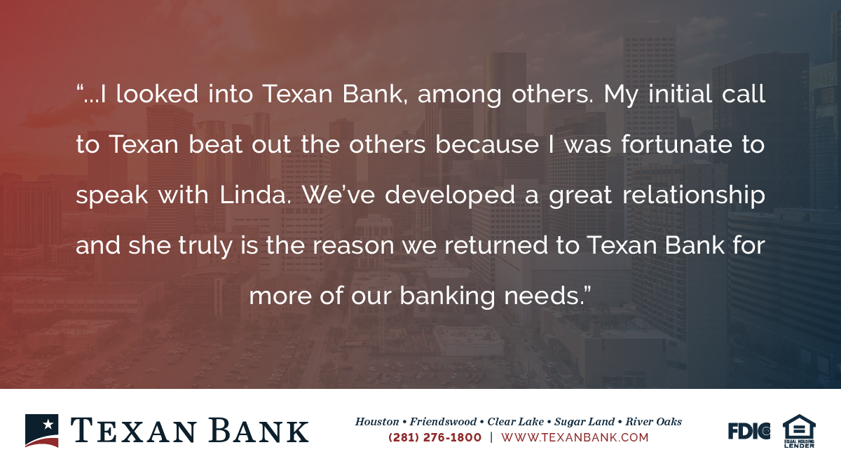 texanbank's tweet photo. Relationships are important, and we are thankful to have team members that value building connections with our customers. #TexansServingTexans https://t.co/kHicB0vGvq