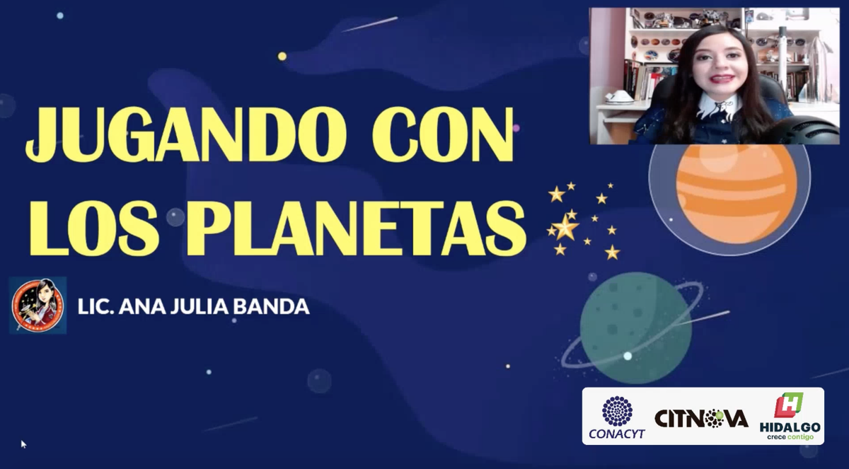 CITNOVA's tweet photo. 🔷Un viaje al Universo🔷 con la charla- taller
🔴 Jugando con los Planetas
Identifica los planetas que componen el Sistema Solar ¿Qué es una estrella? conoce las características físicas y químicas.
🔷Imparte: Lic. Ana Julia Banda de #Eureeka
📽️Video: https://t.co/wwRDFZMYHO https://t.co/c8nDhMAws1