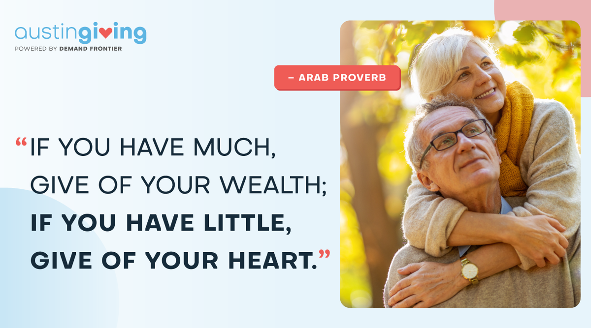 austin_giving's tweet photo. #DoGood and #GiveBack this week! #GivingInspiration https://t.co/sf0doQt0PK