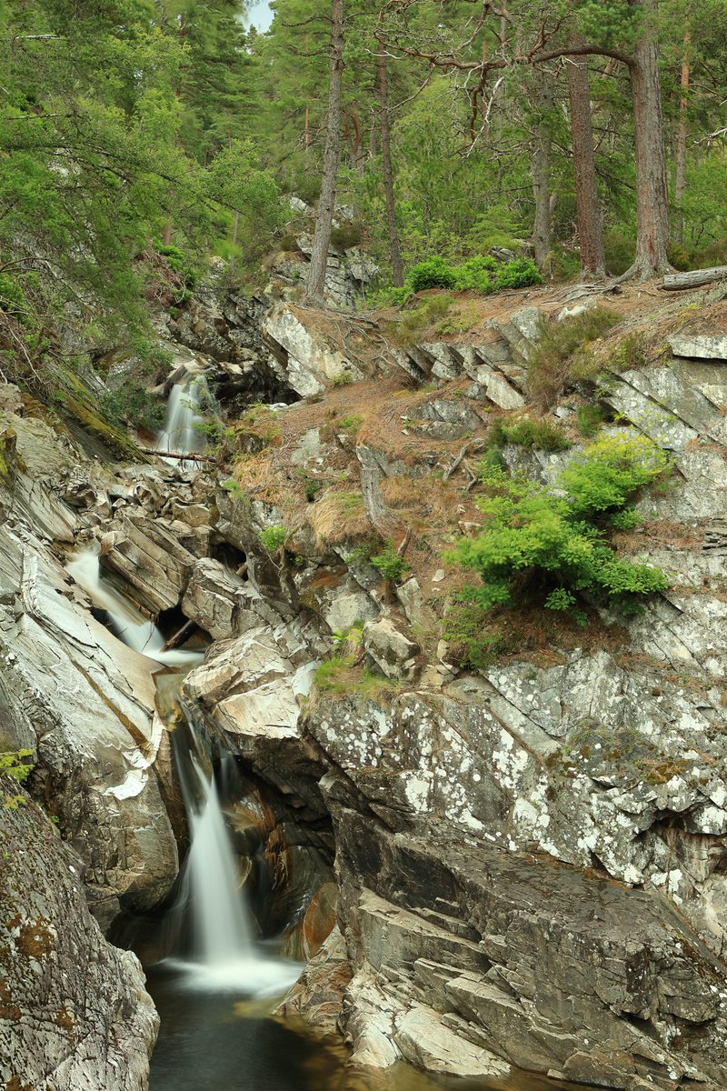 MrGGaw's tweet photo. A wonderful walk around the Falls of Bruar this afternoon between the rain showers. A striking combination of rock and water as the Bruar Water tumbles down into Glen Garry. #ScotlandIsNow #Staycation #FallsOfBruar #Waterfalls https://t.co/XLk6AXZzmE