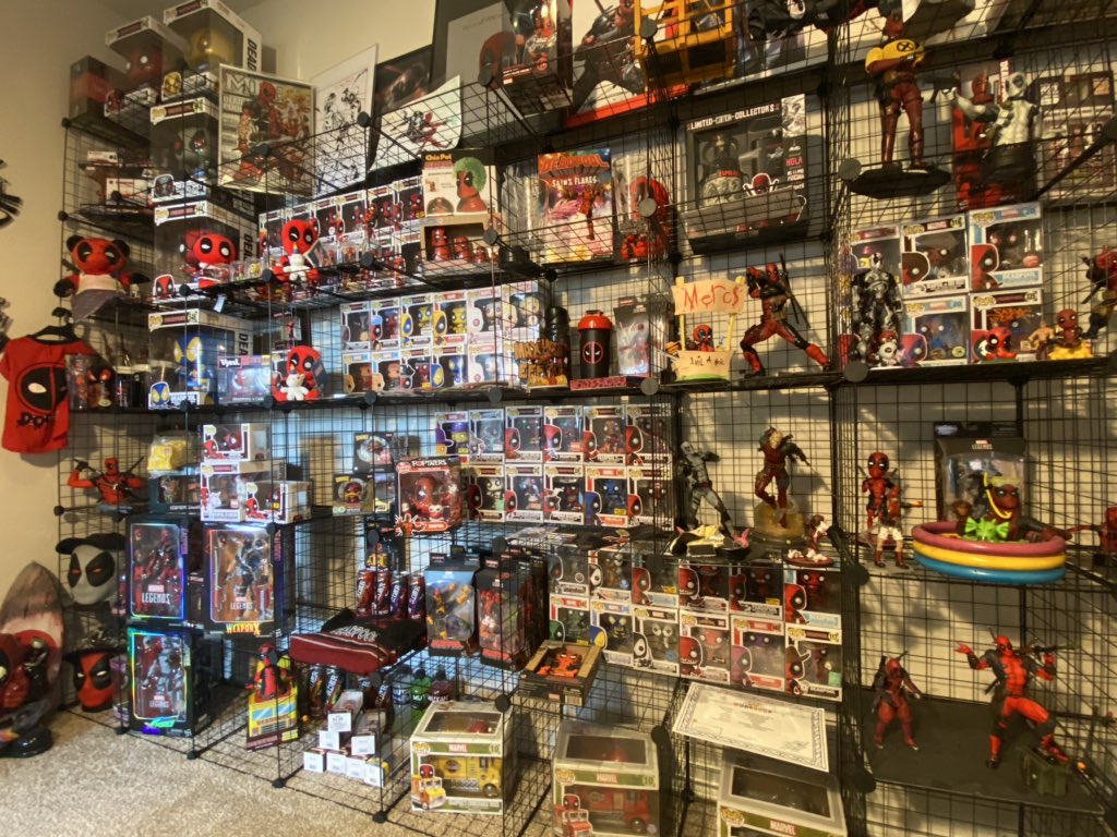 mindfawk's tweet image. 4 new #Deadpool @OriginalFunko pops releasing. A diamond, a zombie, a metallic &amp;amp; last but not least, the retcon’d. Brings us to 70ish variations of Deadpool pops &amp;amp; I’m only missing 8 (including these). @robertliefeld does any other character command such a presence in pop life?