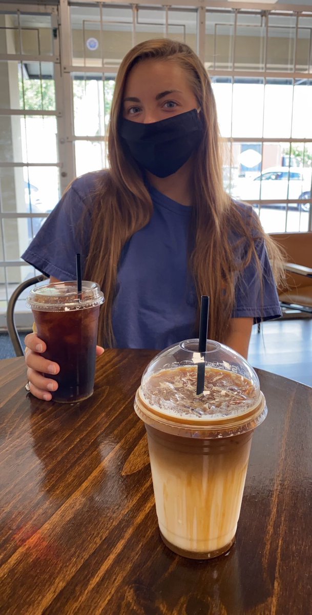 emiilyymitchell's tweet photo. Y’all have to try Muggin Coffeehouse!! Pictured: two new forever customers 😍 https://t.co/cyCjv4uYgK