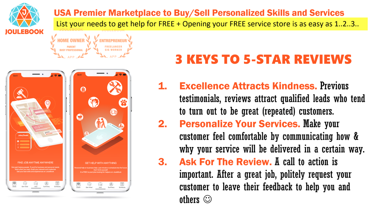 InstantWorkHelp's tweet photo. https://t.co/5gFIcN2ty2
List your needs to get help for FREE + Opening your FREE service store is as easy as 1..2..3.. #CallToAction #5starreview #5star #servicebusiness #marketplace #sales #marketing #helpwanted #findhelpnow #whereismyservice #supportlocal #supportsmallbusiness https://t.co/eJDrmusudO