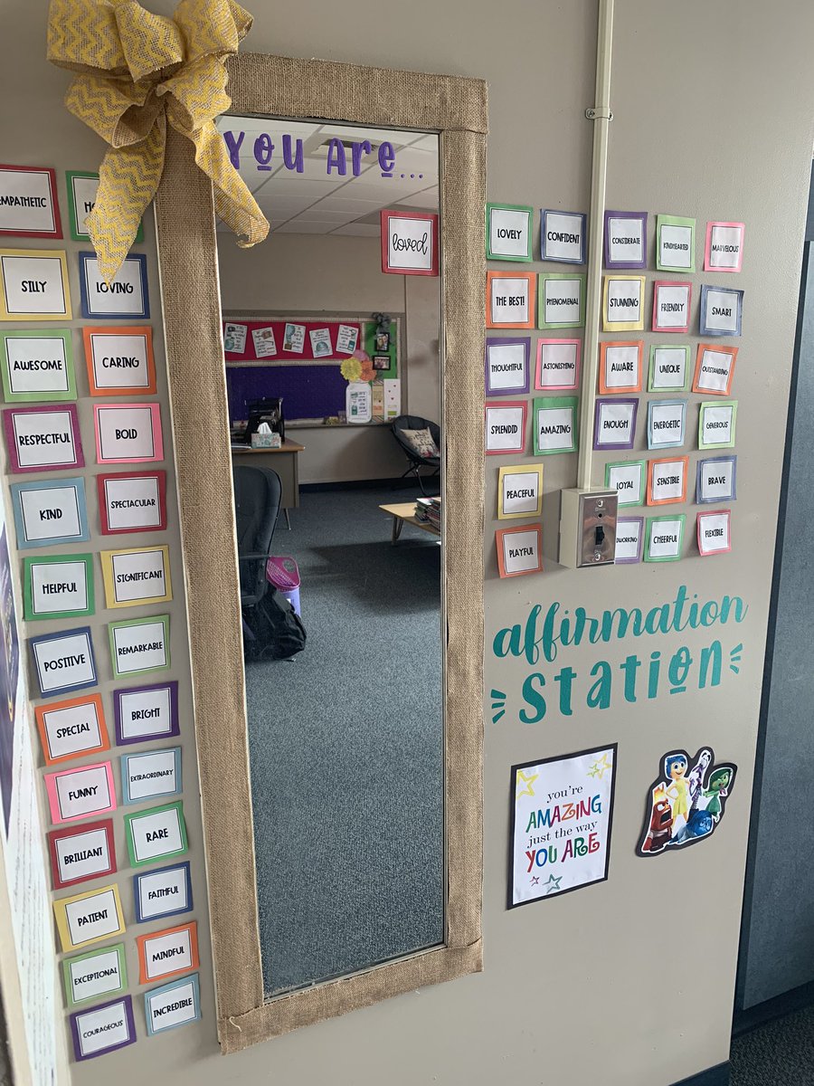 AllieFuthey's tweet photo. Kicking off year 12 today and my phrase of the year is “you are worthy”. Pretty excited about how my first project turned out! So hopeful for the year ahead to make a difference! https://t.co/ADRrdYKwHa