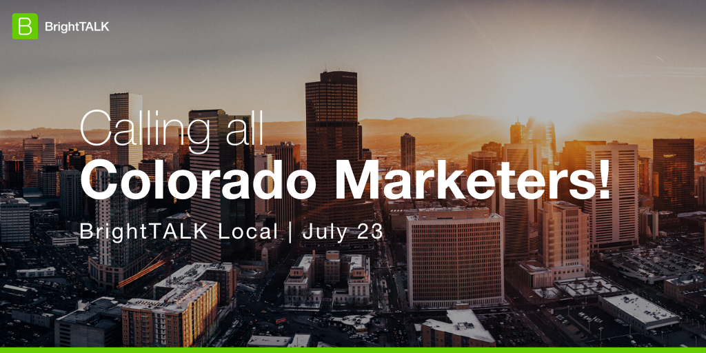BrightTALK's tweet photo. Hey #marketers! Looking to step up your #virtual events game? Join our upcoming #BrightTALKLocal event on July 23. In this panel, you'll learn strategic & tactical tips for creating #content that inspires, stands out, & drives results.
Register to watch: https://t.co/kuBngIDIgq https://t.co/lXnzppK5yB