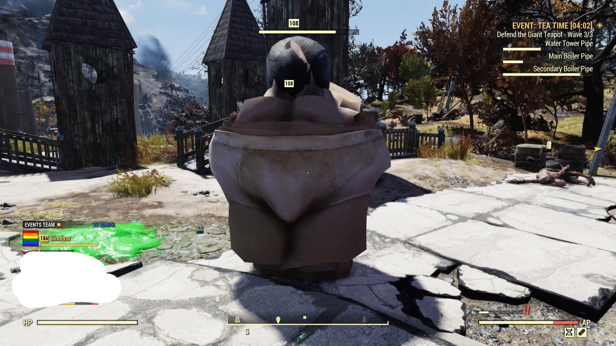 Nuka Addict Redditより これは新しいバグですか 巨大なブリーフに公式も笑っています Fallout76 フォールアウト76 T Co C6sh6qd1mz