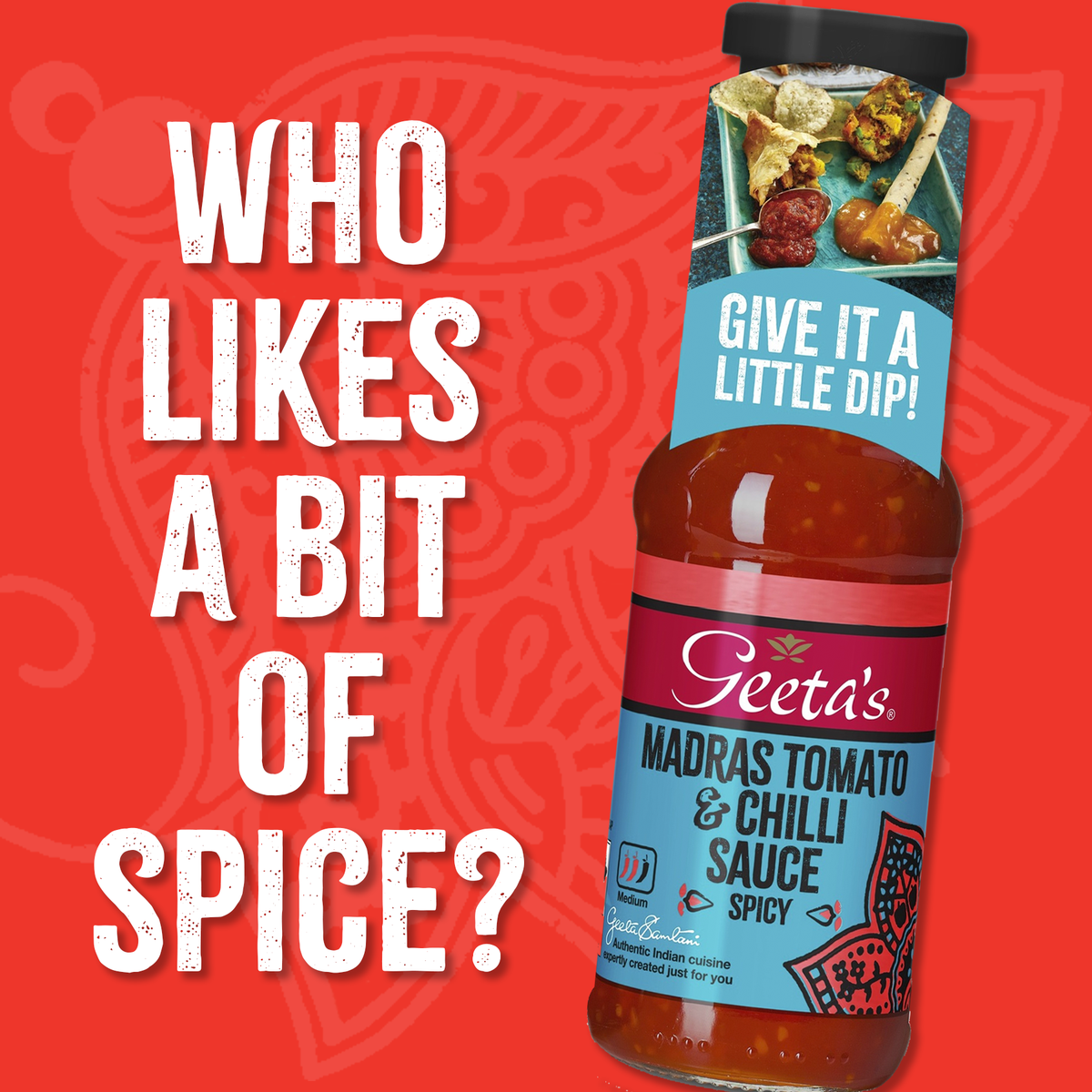 GeetasFoods's tweet photo. You didn't know that Geeta's also do table sauces?! 😮
How about Geeta's incredible Madras Tomato & Chilli Sauce that packs a beautifully balanced kick and goes with *everything*!
#MadeInIndia #LovedInBritain #Vegan https://t.co/pk62FApwH7