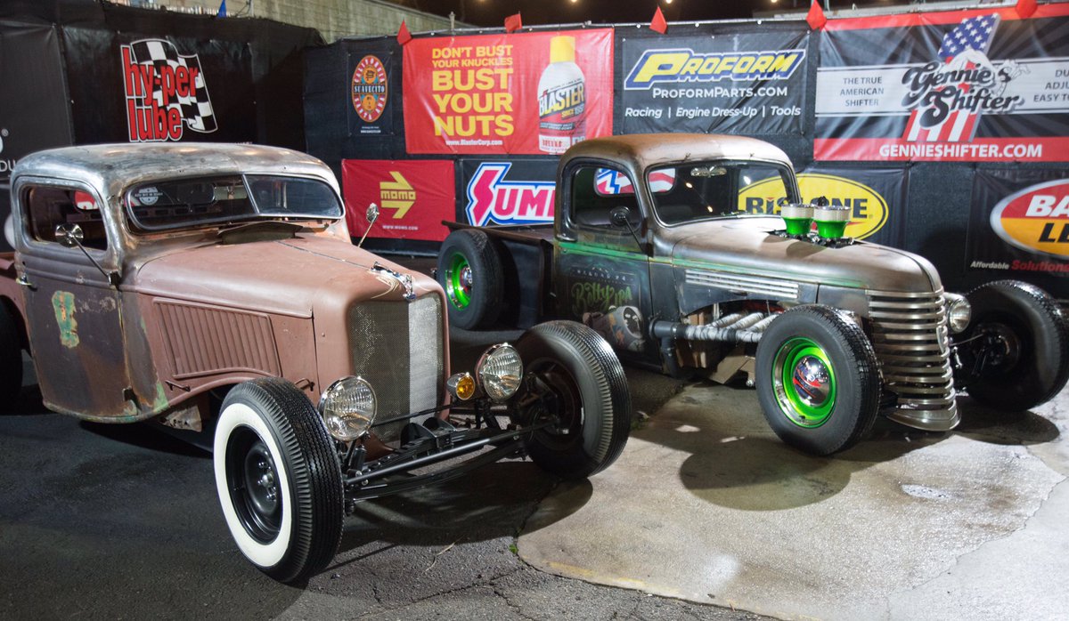BrotherJDreally's tweet photo. Where else you gonna find two homebuilt ratty rod trucks on TV ... WRENCH WARS ... today at 130 and 330pm ET on MAVTV during the BUILDER BLOCK @ratrodbenny @ratrodsrule @VegasRatRods @HOTRODANDINDIAN @RMauiri @RatRodMagazine @ratrodusa https://t.co/e92JZqT9aU