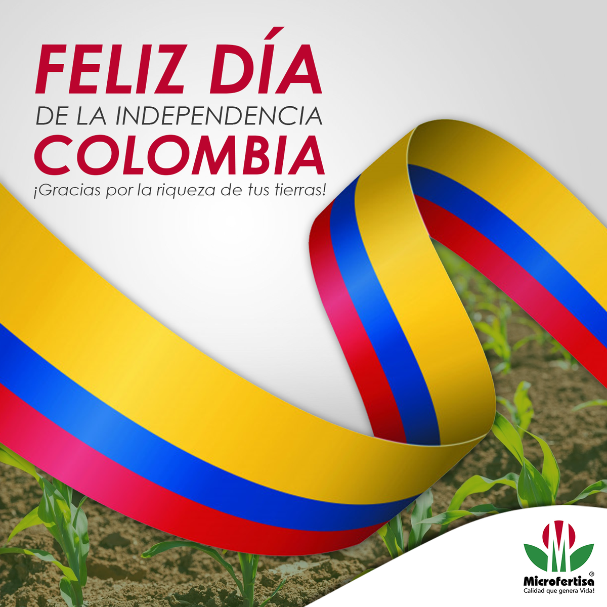 Microfertisa's tweet photo. Hoy honramos el privilegio de ser colombianos. Porque gracias a su naturaleza y belleza geográfica tenemos diariamente alimento y sustento. ¡Feliz día de la Independencia!
.
#20DeJulio #DíaDeLaIndependencia #CalidadQueGeneraVida #FelizLunes https://t.co/v0R3v4DAfh