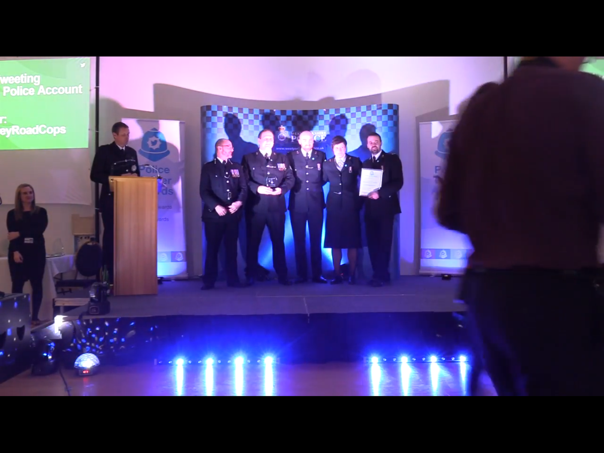 kenworthy39's tweet photo. #UnforgettableMoments in #PolicingHistory :) @SurreyRoadCops #Poltawards https://t.co/VS2r8yr863