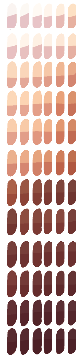 Hdharris_irl's tweet photo. Skin Tones In Case anyone still needs them for reference! https://t.co/G3U4iyLuMl