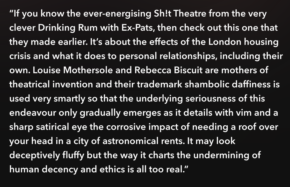 Show_And_Tell's tweet photo. Good news ππ
We're giving you another two weeks to rent @shittheatre's Letters to Windsor House, #LettersOD (its fully captioned, with Β£1 from every rental going to @Shelter π)
Here's what @lyngardner made of it: https://t.co/FL3bPmFNAh