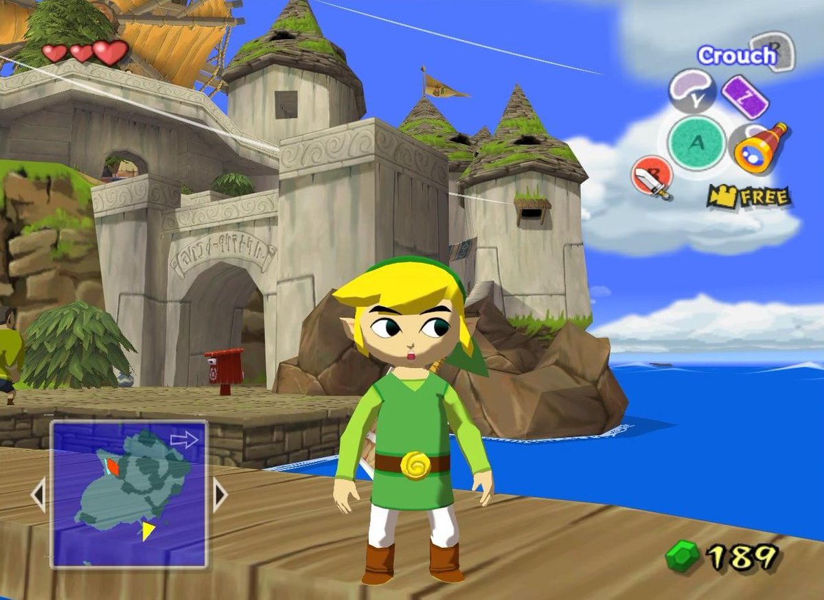 Xbox and PS2 had realistic graphics where characters did badass things with swearing, blood, and half-naked babes.Meanwhile, the Gamecube's flagship Zelda title was a fucking cartoon.Even if this wasn't the official statement from any companies, that was the mood at the time.