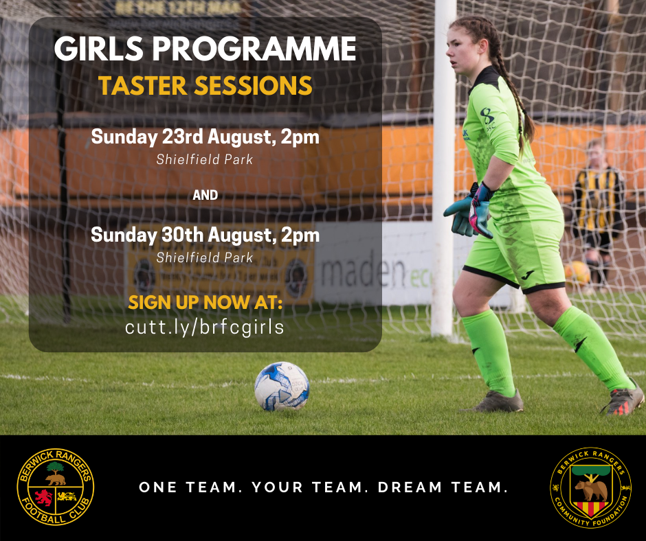 OfficialBRFC's tweet photo. 📅 | The club is pleased to confirm dates of taster sessions for girls of first, secondary and high school ages in the local area.

To sign up for one of or both of the sessions, simply head below &amp; register by submitting the relevant details.

https://t.co/iGIHdn3maR https://t.co/OmPfTgSJo2