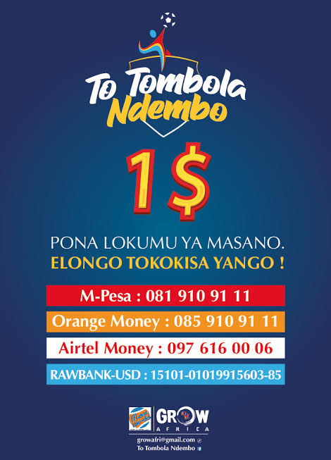 SpecialeYelu's tweet photo. Lancement de la campagne "To tombola Ndembo" avec @BobMakandalele de Grow Africa et Lambert Osango,président de l'#ADFCO qui sollicitent la contribution de tous les #congolais et de la #diaspora pour améliorer les cond. de travail et de vie de nos #footballeurs.Soutenons les 💪🏾🇨🇩 https://t.co/zkA3QHihYX