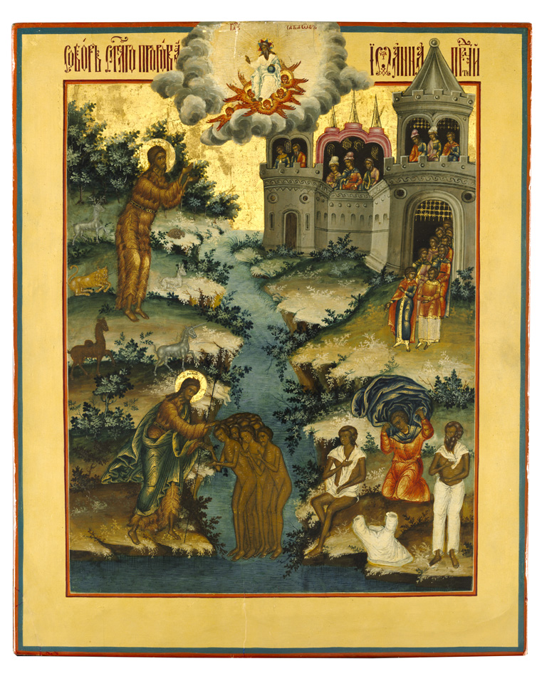 mrussianicons's tweet photo. The unicorn is an allegorical representation of Chris and it symbolizes purity and chastity. They are very rarely featured in Orthodox iconography. The Museum has one icon that includes the mythical beast.

Scenes from the Life of John the Baptist
c. 1750

#Unicorn #RussianIcon https://t.co/Bp2FJaKpnu