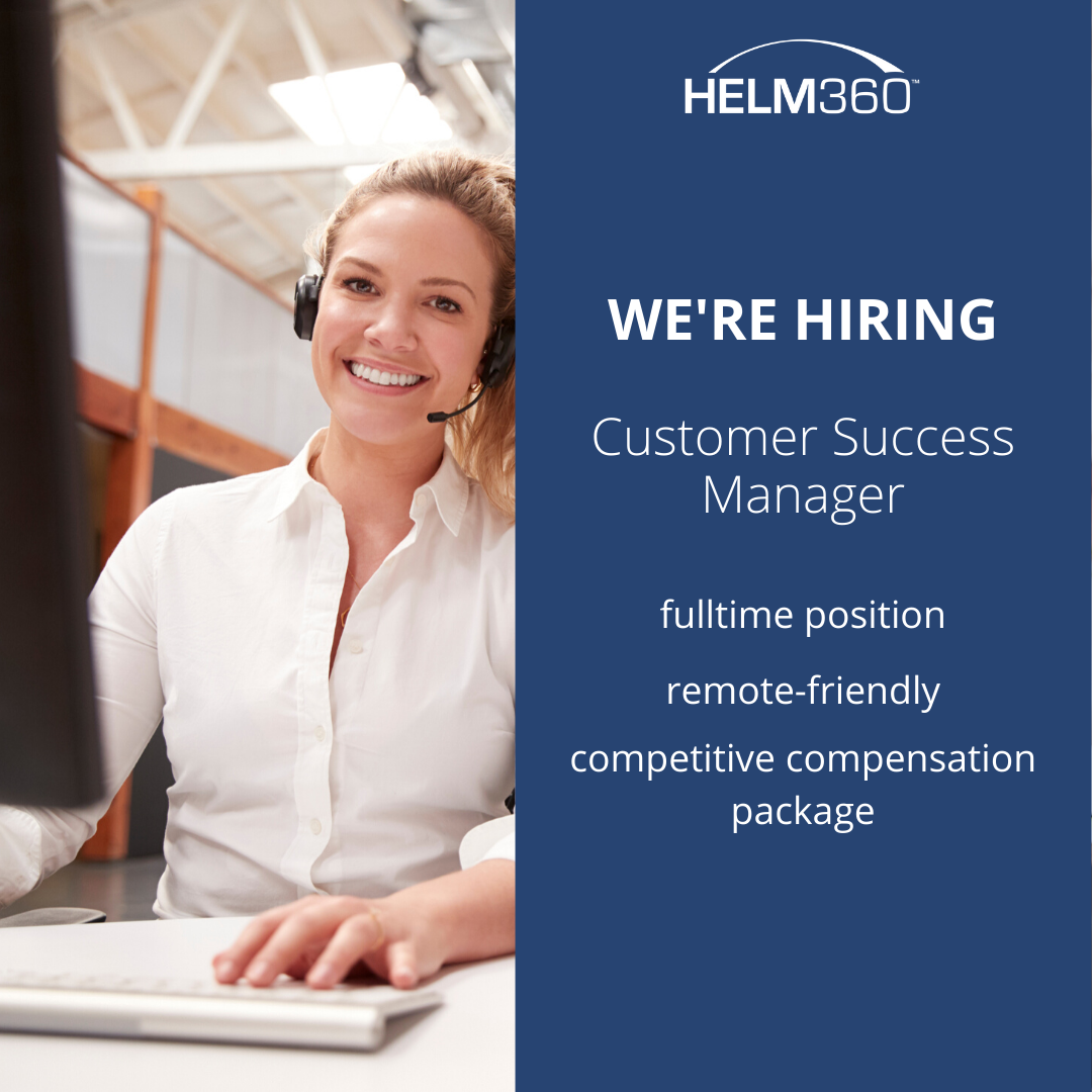 helm360's tweet photo. We're hiring! If you or someone you know is looking for work as a Customer Success Manager, please get in touch. It's full-time and remote-friendly. For a full job description, please follow the link.
#hiring #ITindustry #jobsearch #technology

https://t.co/QuchK5hBJe https://t.co/bD6vQJZ8vV