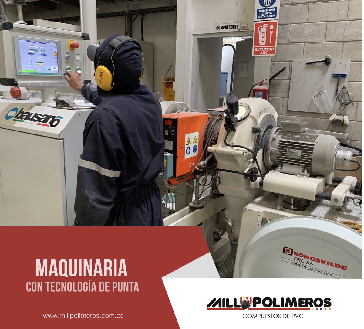Para todos los procesos utilizamos maquinaria con tecnología de punta. ✅

#millpolimeros #compuestosdepvc #pvc