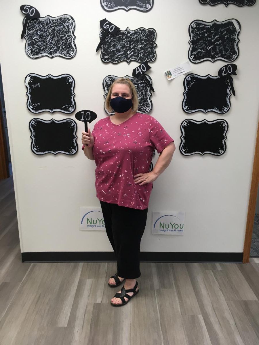 Please join us in congratulating Amy Bahr on hitting her first milestone! She has landed her name on our 10 pound GONE FOR GOOD board. She joined NuYou to get control of her health and she continues to make one step forward everyday with the use of our programs.💙#NuYouExperience