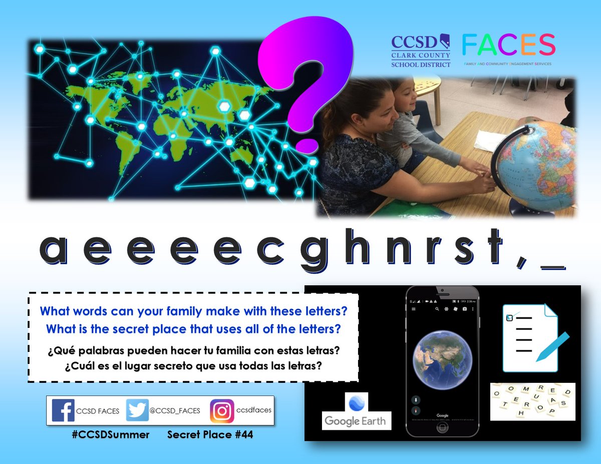 CCSDFamily's tweet photo. The week of A-B-C-D-E #CCSDSummer secret places is here! Unscramble the "A" puzzle which can virtually lead your family to the capital and largest city of this Mediterranean country. Share the extra words you discovered & please create a postcard from a favorite destination! https://t.co/maCs4tDhKu