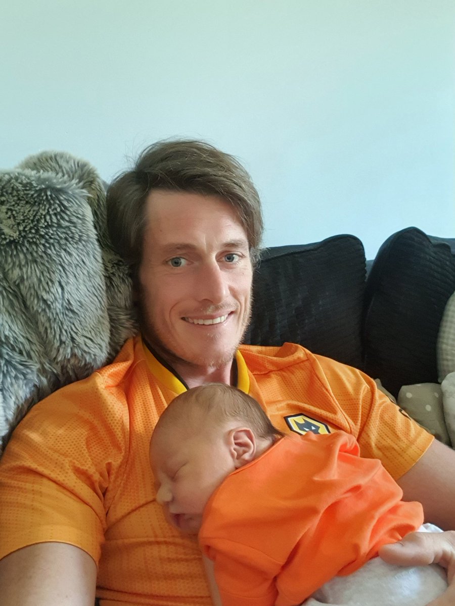 corno85's tweet image. #WolvesLive matthew cornwell with his new member of the pack, wolves dribbler Ruben.