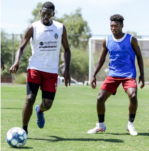 FCTucson's tweet photo. One last week of preparation ๐ช #5daystoKickoff
#FuerzaTucson #TopoftheTable2020 #countdowntokickoff
7/25 - 5pm PST on ESPN+ at @FTLauderdaleCF https://t.co/LCk6PoZqxL