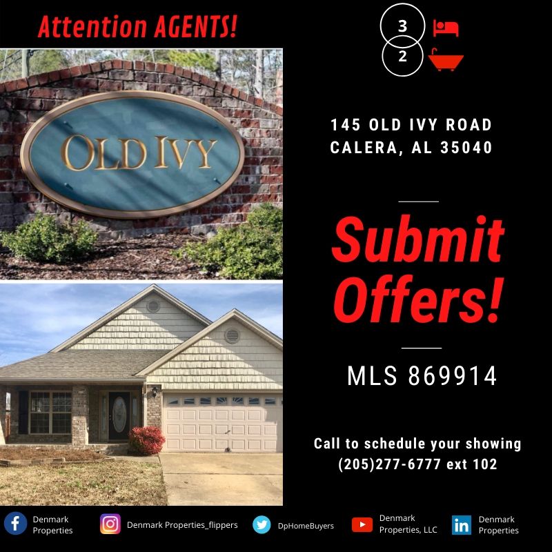 Dphomebuyers's tweet photo. This home is available for viewing, agents! Call us today to schedule yours and submit your offers!
#dphomebuyers #denmarkproperties #antonioandashleydenmark #webuyhouses #birminghamal #birminghamalabama #instabham #instagrambham #bhamal #bhamalabama #agents #realestateagents https://t.co/rp9rhs8apr