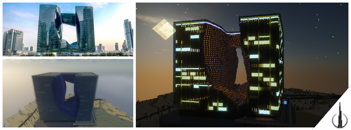 UaeBuild's tweet photo. The Opus, UAE. This majestic build was made by Walter (SmallAzian) and Horizey.
Want to help us to build such magnificent buildings? Join our discord! https://t.co/ucfGFObL69
.
.
.
@BuildTheEarth_
 #buildtheearth #Minecraft https://t.co/kL0xLf49y4