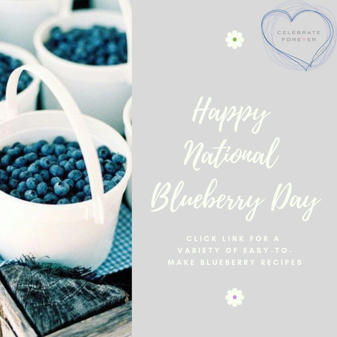 Celebr8Forever's tweet photo. Have a pleasant experience making the recipes below with your partner, all while celebrating National Blueberry Day. Nothing beats a fresh home-made meal, yum! #celebr8forever #itstartsfromme #changemefirst #breakfast #blueberryrecipes

https://t.co/vjAneFZ19r https://t.co/MH9FogfBoO