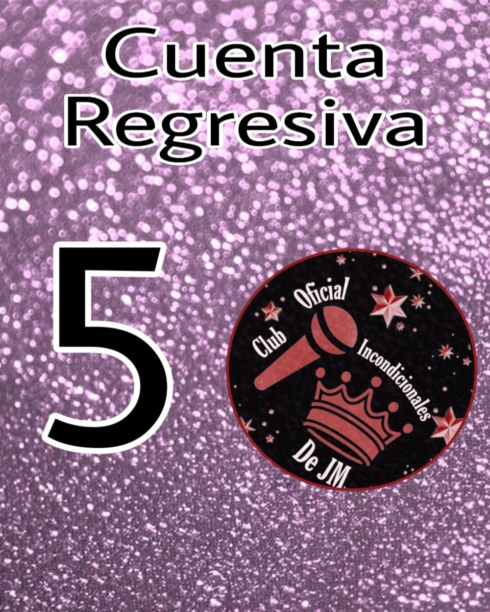 LasInconDeJM's tweet photo. Hoy @LasinconDeJM estamos muy contentas de iniciar oficialmente con la
cuenta regresiva para nuestro Tercer Gran aniversario 😭❤️🤩 Estamos a solo 5 días de celebrar el nacimiento de este club que nos ha llenado de buenos momentos @j_medina37 😎💜 #CuentaRegresiva5 🥳 https://t.co/ZbkYl1EzJ5